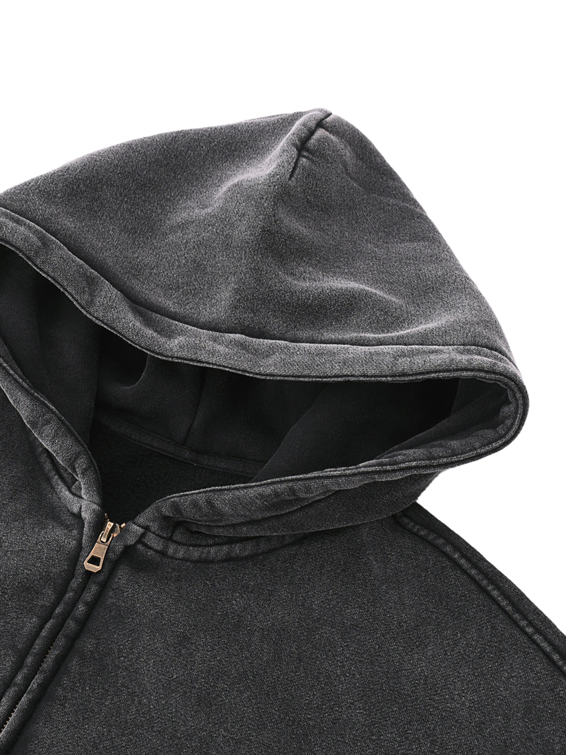 Zip-Through Boxy Fleece Hoodie 5 Zip-Through Boxy Fleece Hoodie - Image 5