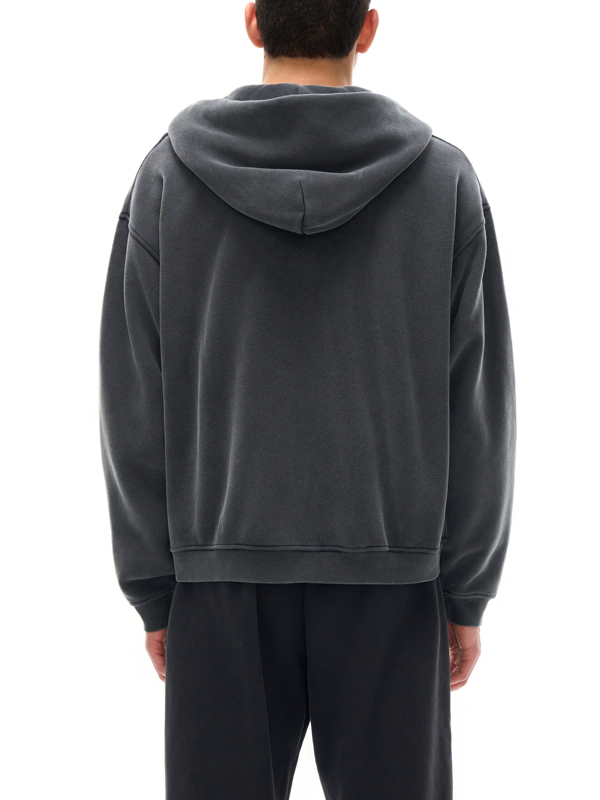 Zip-Through Boxy Fleece Hoodie 2 Zip-Through Boxy Fleece Hoodie - Image 2