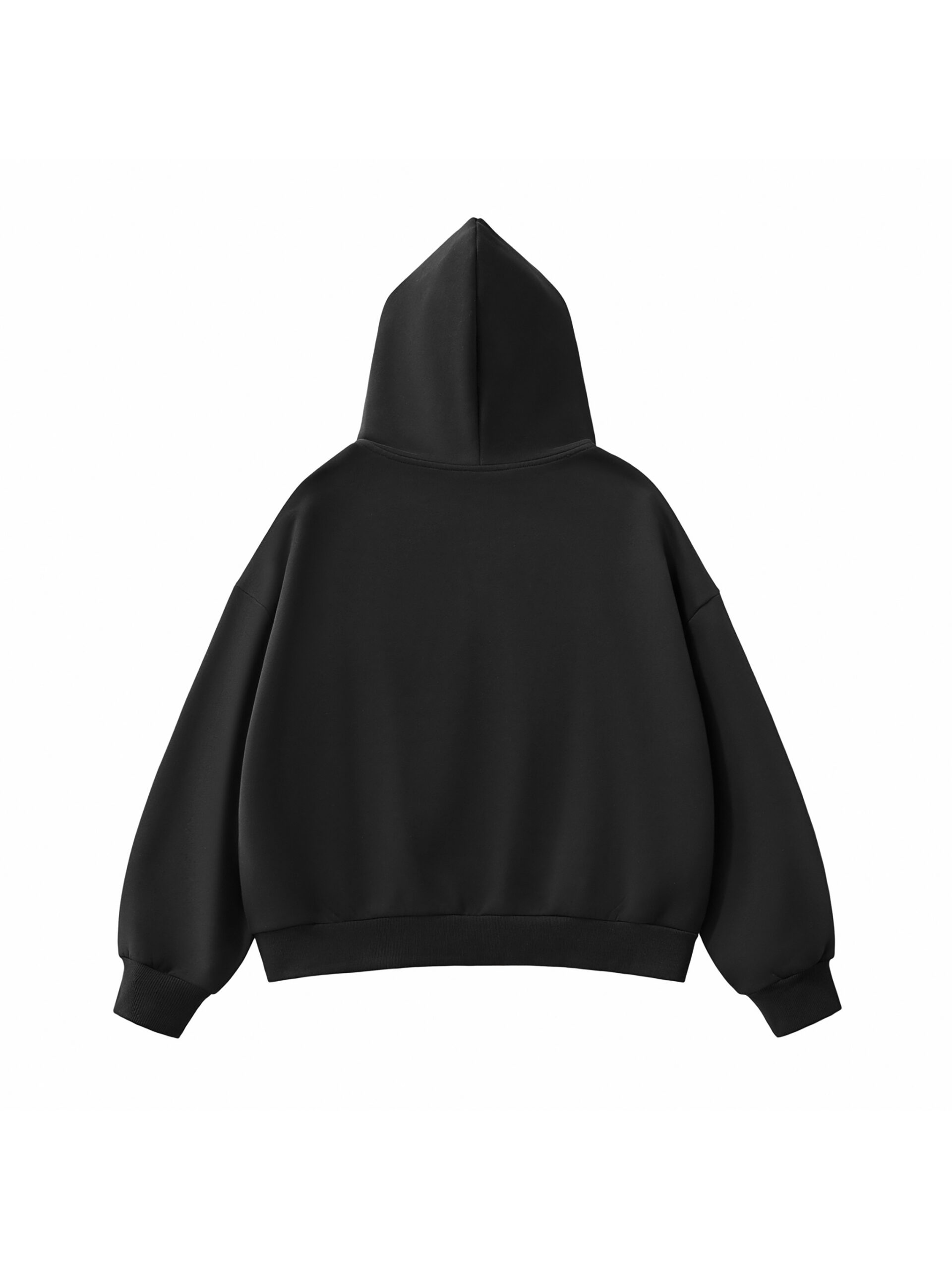 Fleeced Full-Zip Boxy Hoodie 11 Fleeced Full-Zip Boxy Hoodie - Image 11